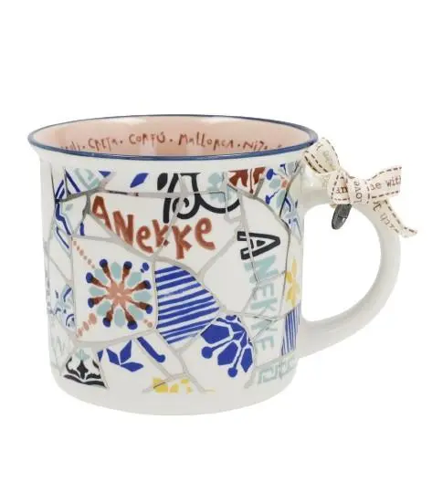 Caneca "Sunshine And Fresh" Mediterranean Rosa - Anekke