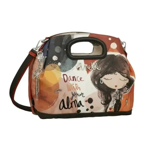 Bolsa de Asa Curta "Dance with your alma" - Anekke