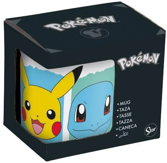 Caneca de Cerâmica 4 Personagens 325ml - Pokemon