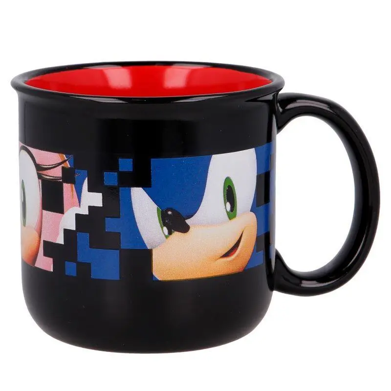 Caneca de Cerâmica Preta 400ml - Sonic