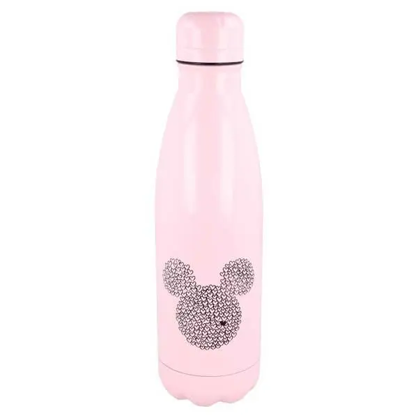 Garrafa Térmica Mickey Rosa com Corações "Cute" 780 ml