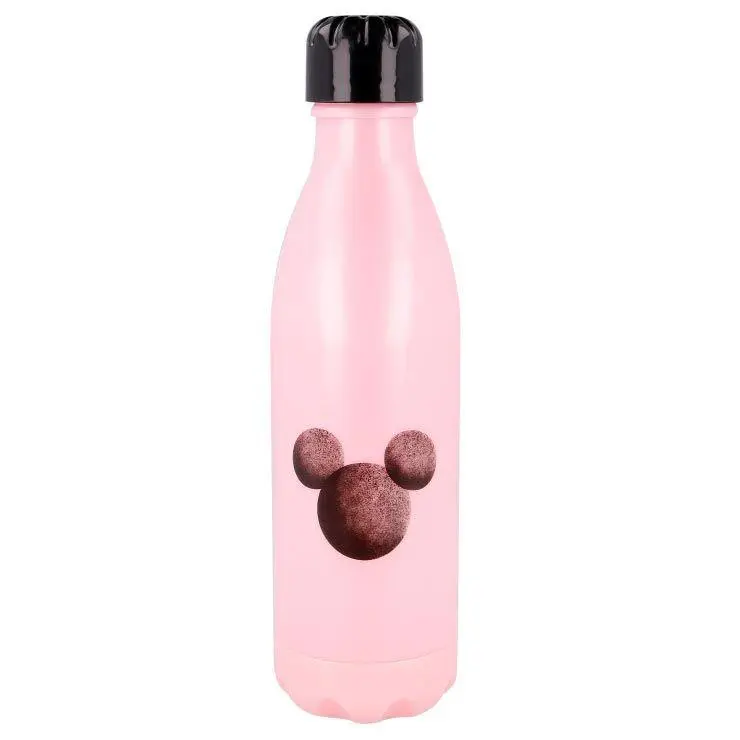 Garrafa Mickey Rosa Plástica com Símbolo 660ml