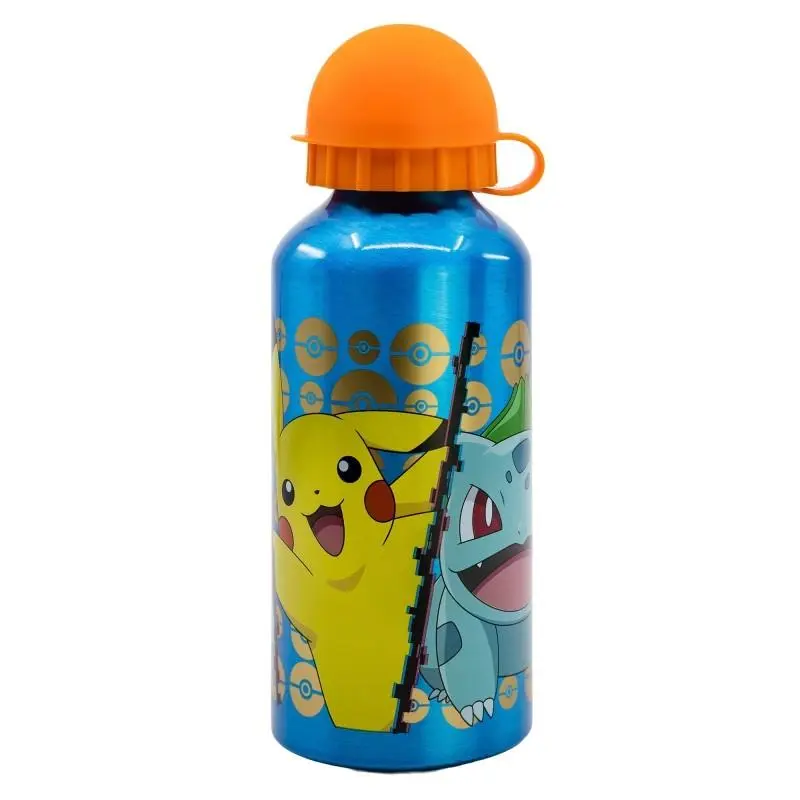 Cantil 4 Personagens de 400ml Azul e Laranja - Pokemon