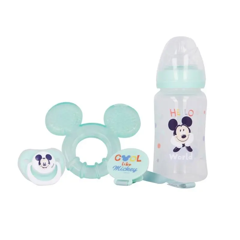 Conjunto de Bebé Turquesa 4 Peças com Mordedor "Cool Like" - Mickey Baby