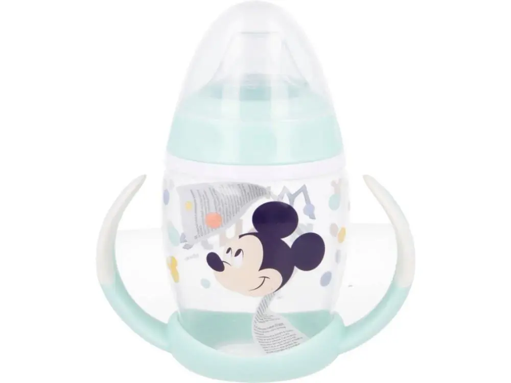 Copo com Tampa Turquesa "Cool Like" - Mickey Baby