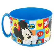 Caneca Mickey Azul Plástica