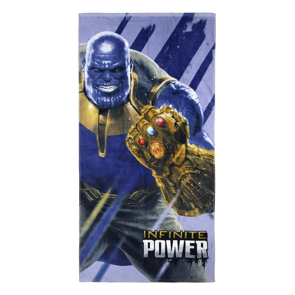 Toalha de Praia Thanos "Infinite Power" Avengers