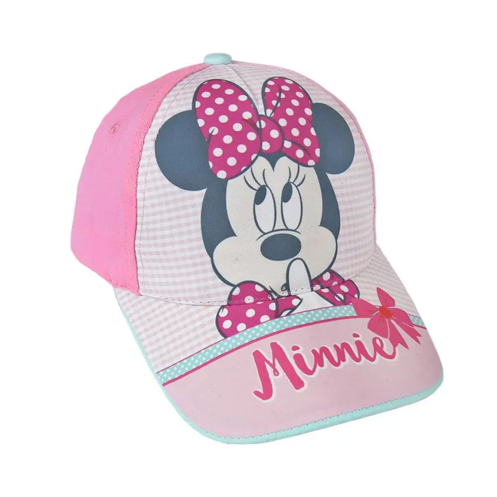 Boné Minnie Rosa em Xadrez "Ver21" (48)