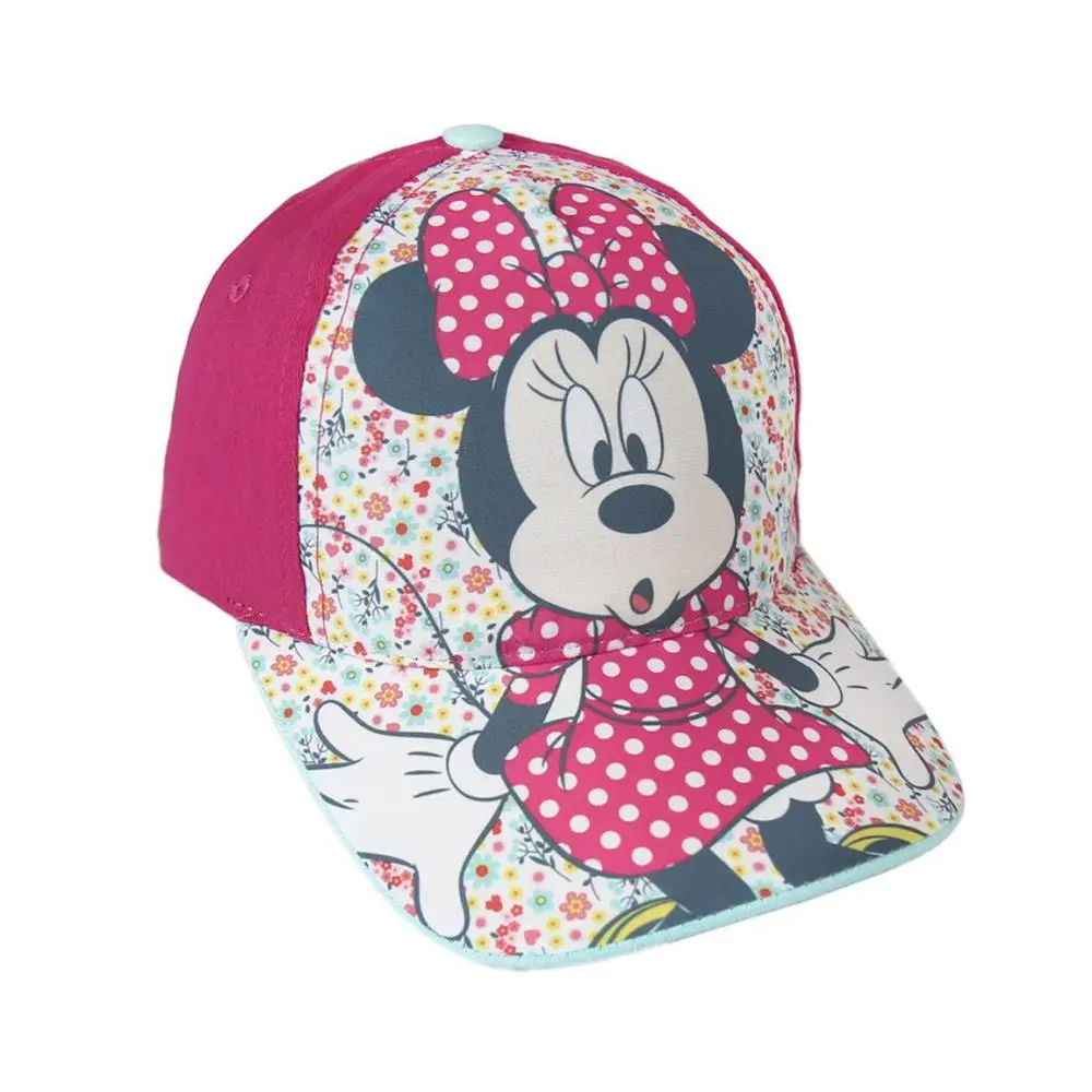 Boné Minnie Rosa com Florezinhas "Ver21" (48)