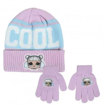 Conjunto LOL de Gorro e Luvas "Cool as Ice"