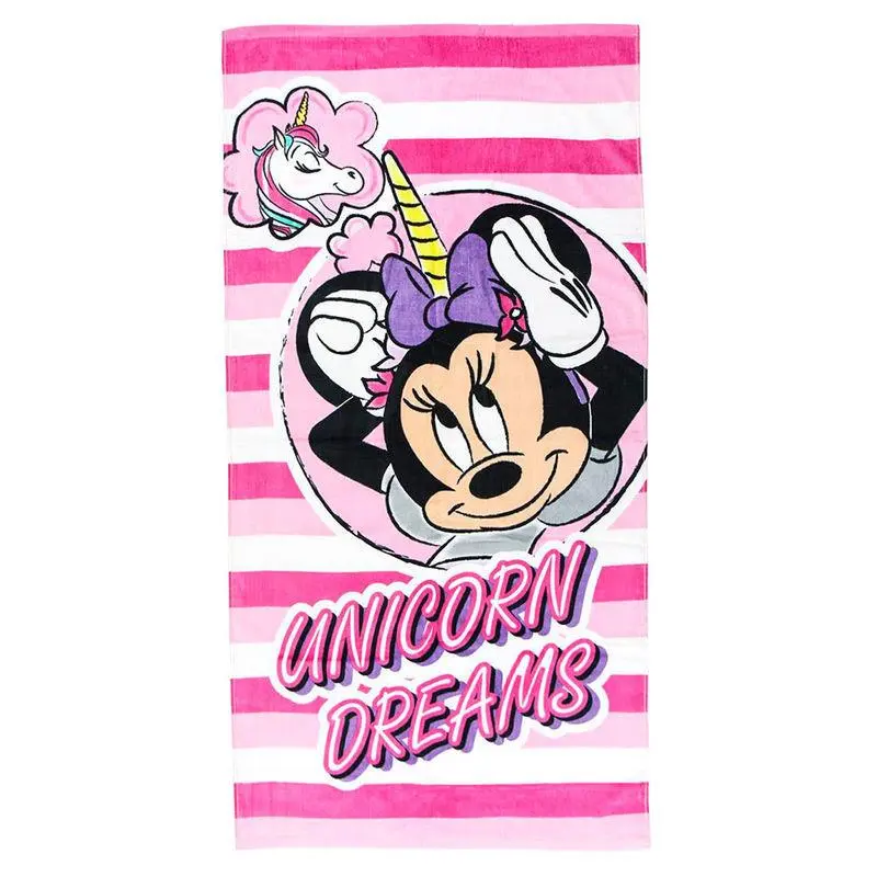 Toalha de Praia Minnie Unicorn Dreams