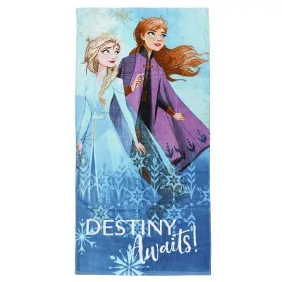 Toalha de Praia Frozen Azul "Destiny Awaits"