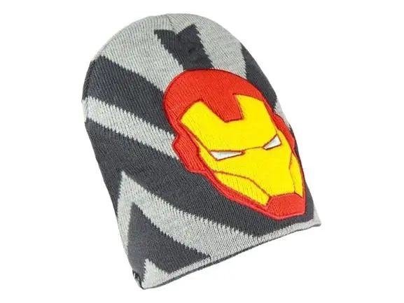 Gorro Cinza c/ Riscas "Iron Man" - Avengers