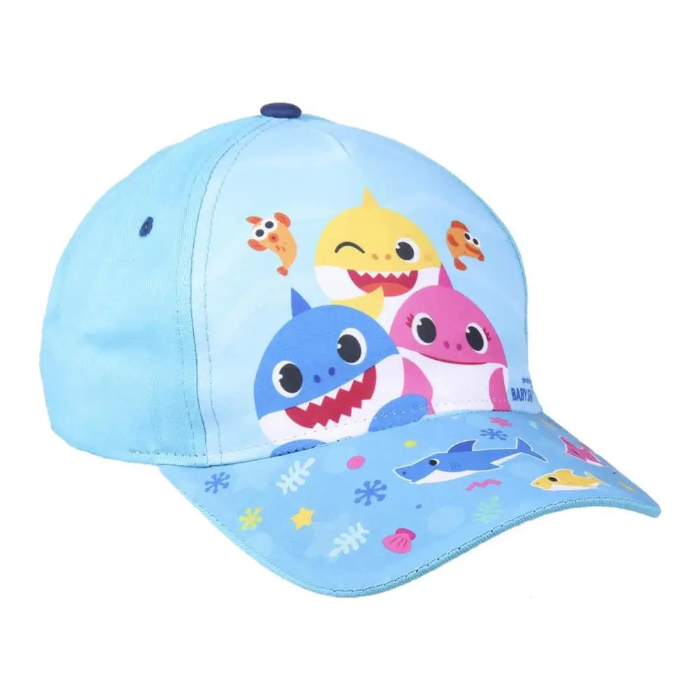 Boné Azul Claro c/ 3 Tubarões (51) Baby Shark