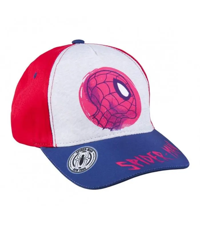 Boné Spiderman Vermelho e Cinza com Símbolo