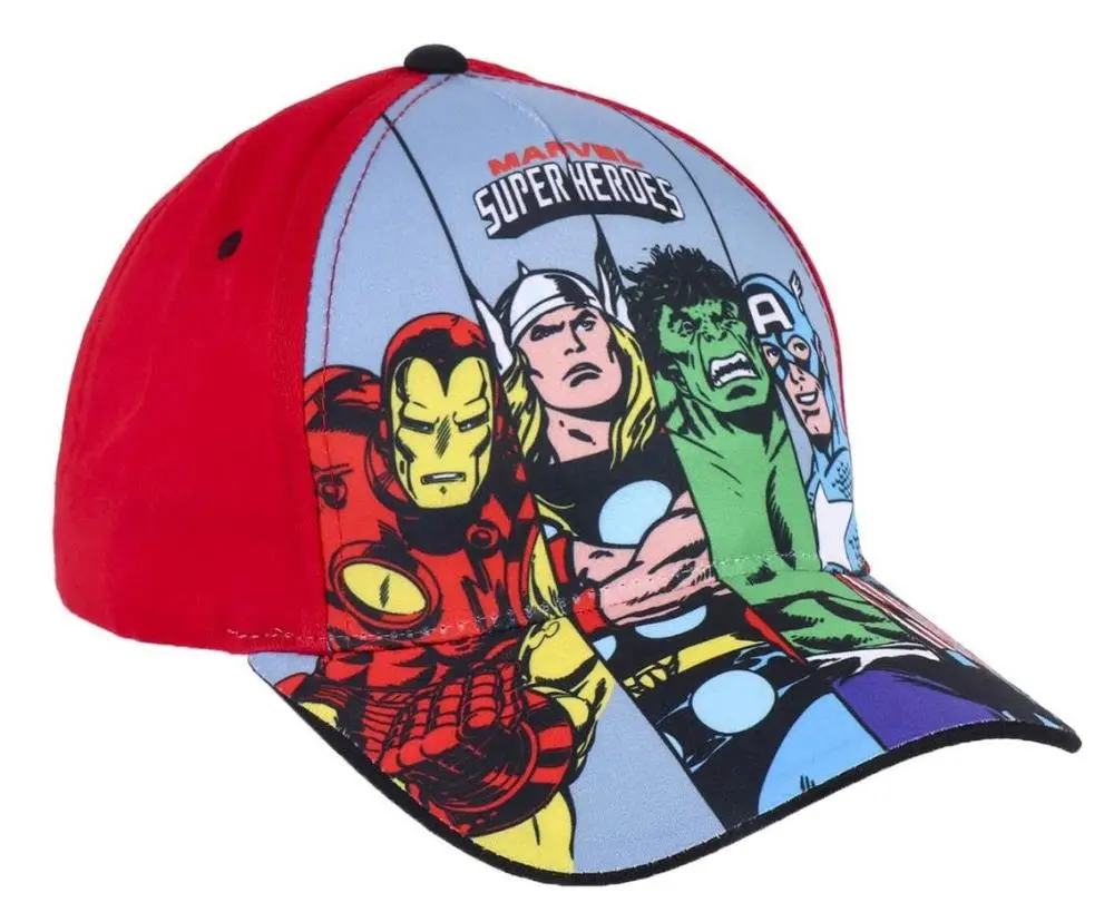 Boné Vermelho Marvel "Super Heroes" (53) - Avengers
