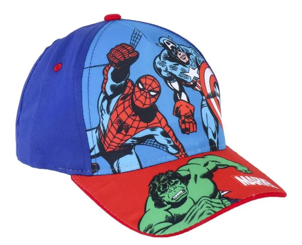 Boné Azul c/ Pala Vermelha "Super Heroes" (53) - Avengers