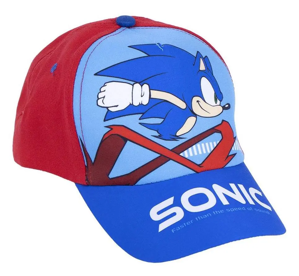 Boné Vermelho com Sonic a Correr (53) - Sonic