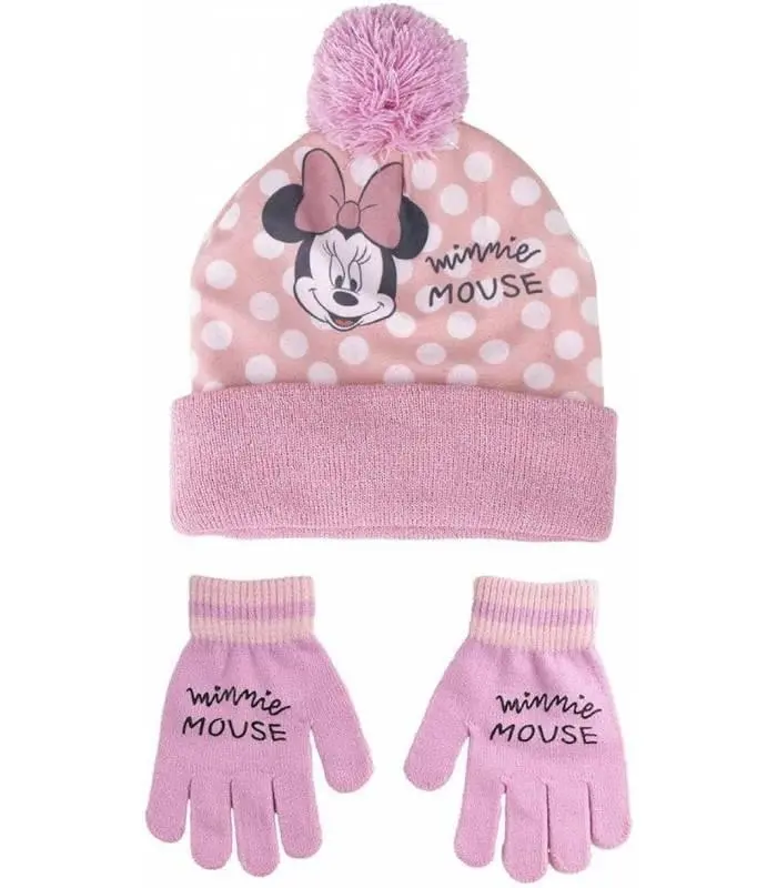 Conjunto De Gorro e Luvas- Minnie