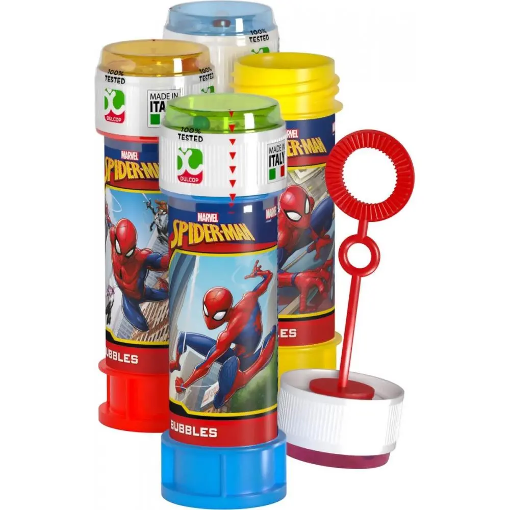 Bolhas de Sabão Várias Cores c/ Spiderman Black- Spiderman