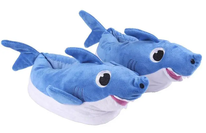 Pantufa 3D Tubarão Azul (25-26)- Baby Shark