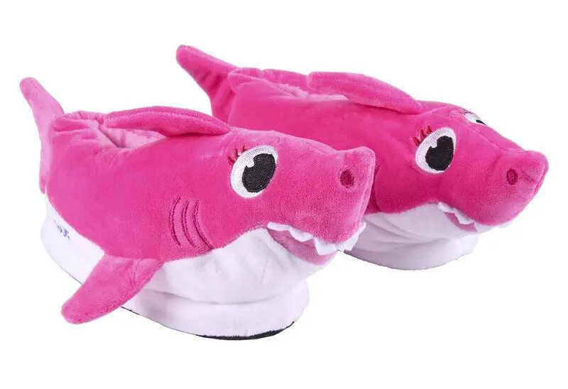 Pantufa 3D Tubarão Rosa (25-26) - Baby Shark