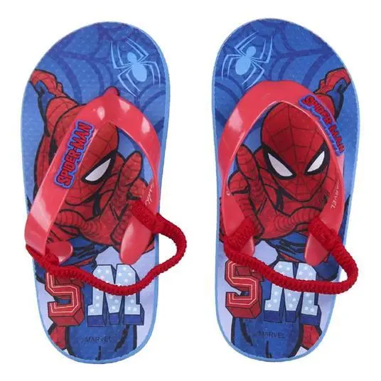 Chinelos de Praia Azuis e Vermelhos (30/31) - Spiderman