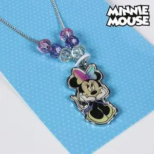 Colar Corrente c/ Pendente e Bolinhas - Minnie