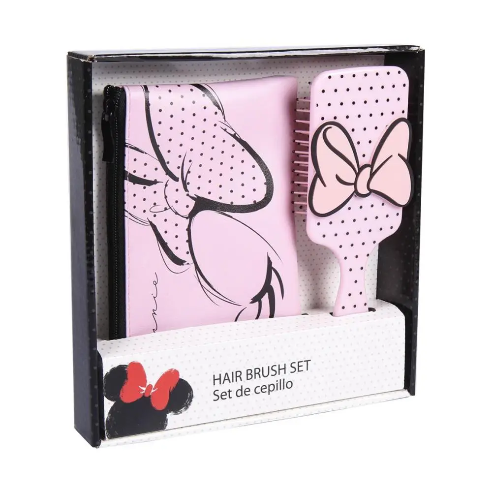 Conjunto Necessaire Minnie com Escova de Cabelo