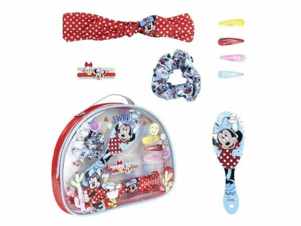 Conjunto de Acessórios p/ Cabelo "Sweet As Can Be" - Minnie