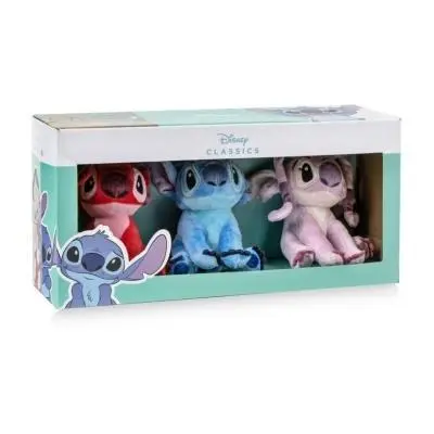 Conjunto de 3 Porta-Chaves Peluche em Caixa  - Lilo & Stitch