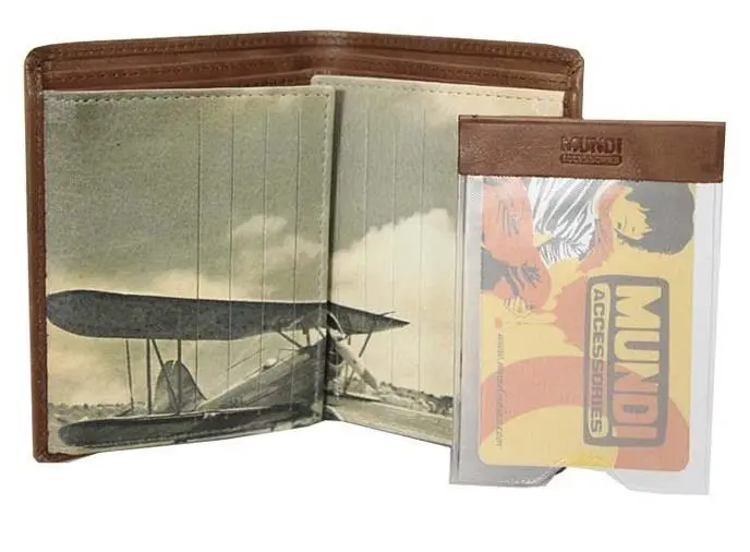 Porta Cartões Mundi Pequeno“Avião” Camel