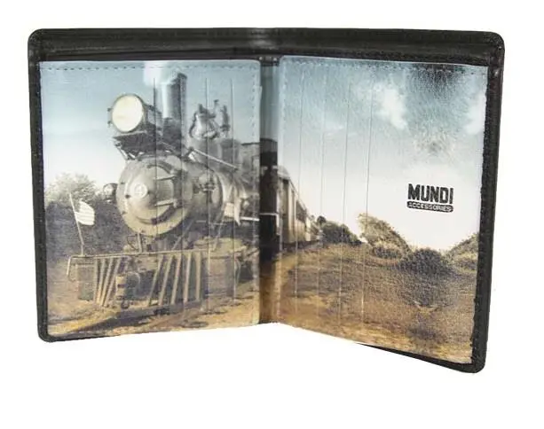 Porta Cartões Mundi Pequeno “Comboio” Preto