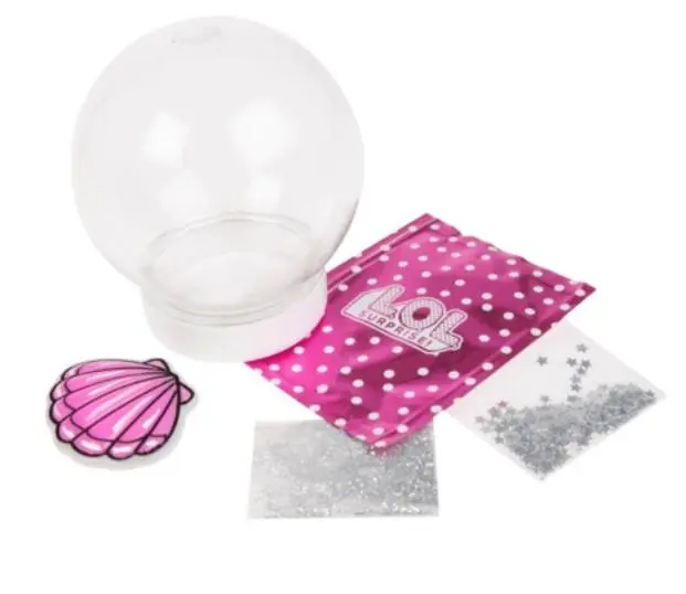 Globo de Neve LOL com Brilho para Montar