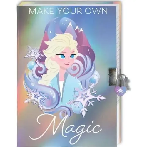 Conjunto Diário com Esferográfica Mágica "Make Your Own" Elsa - Frozen