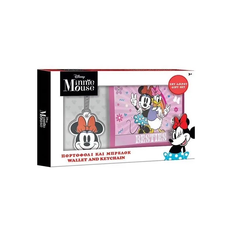 Conjunto Carteira + Porta Chaves - Minnie