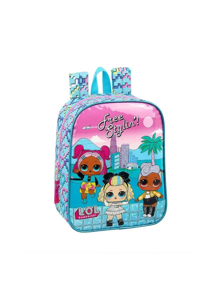 Mochila LOL Mini Azul "Hearts"