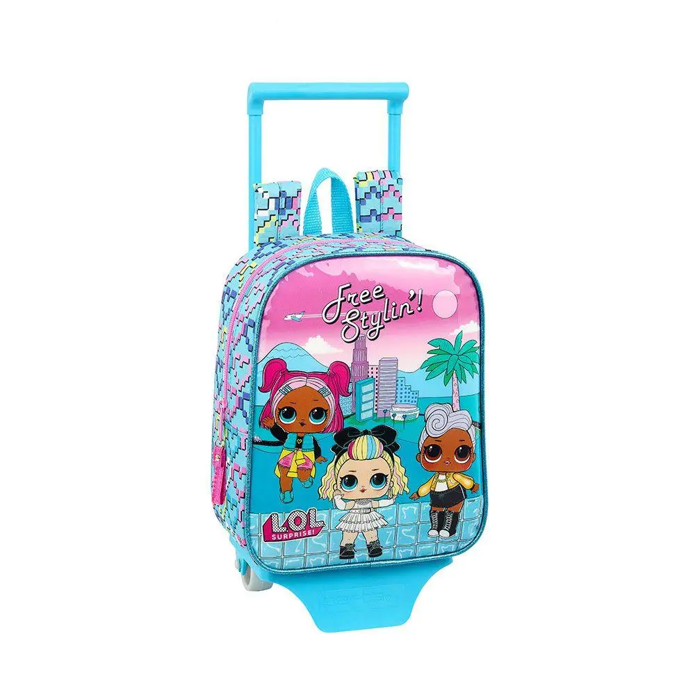 Trolley LOL Mini Azul "Hearts"