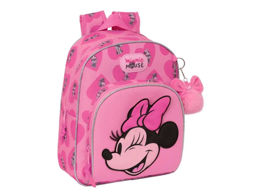 Mochila Infantil Rosa "Loving" 34 cm - Minnie