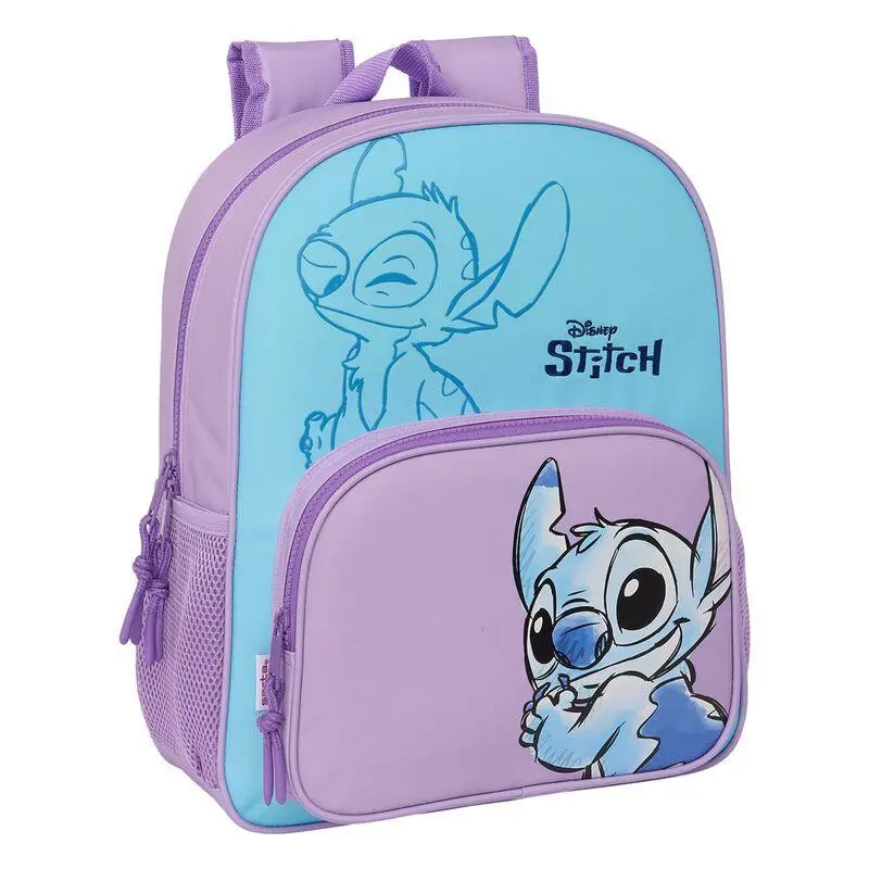 Mochila Escolar Roxa "Hawaii" 38cm - Lilo & Stitch