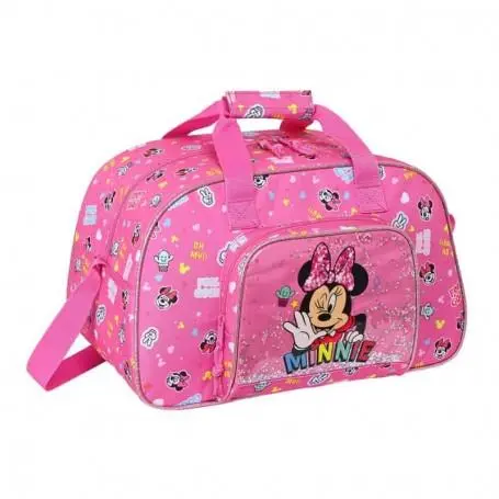 Saco de Desporto Rosa com Bolso "Lucky" - Minnie