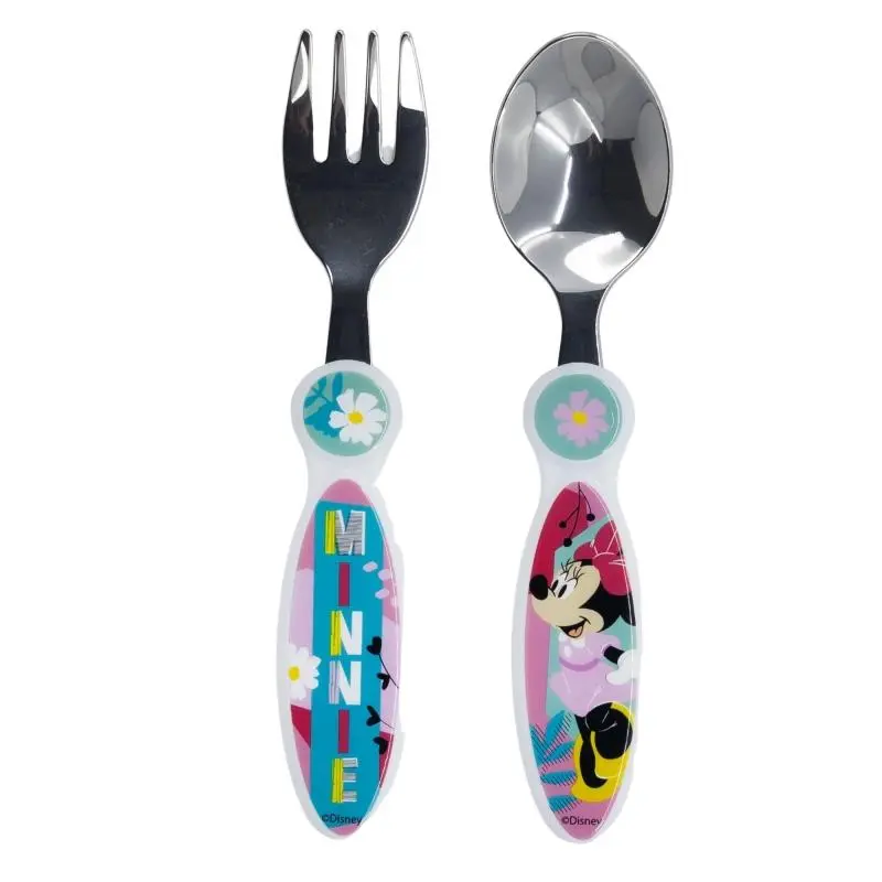 Conjunto de Talheres Metálicos "Being More" - Minnie
