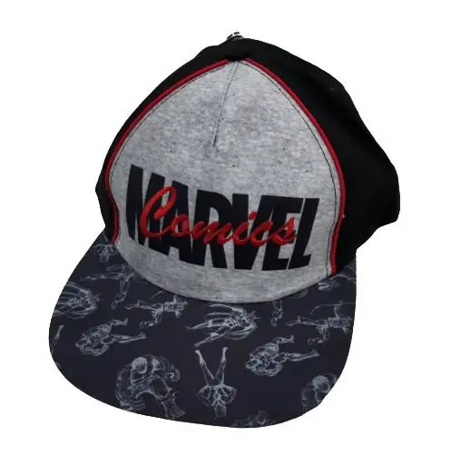 Boné CAP Avengers Preto e Cinzento "Marvel Comics" 56cm