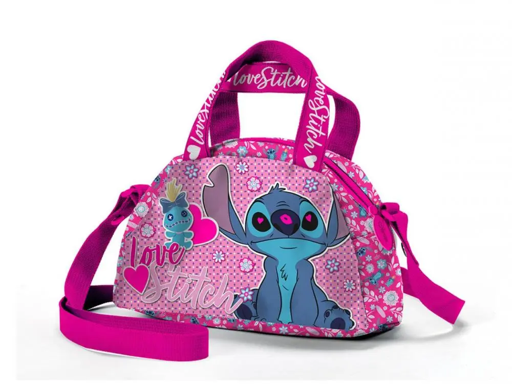 Bolsa Malote Rosa "Love Stitch" - Lilo & Stitch
