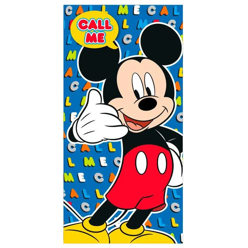 Toalha de Praia Mickey "Call Me"