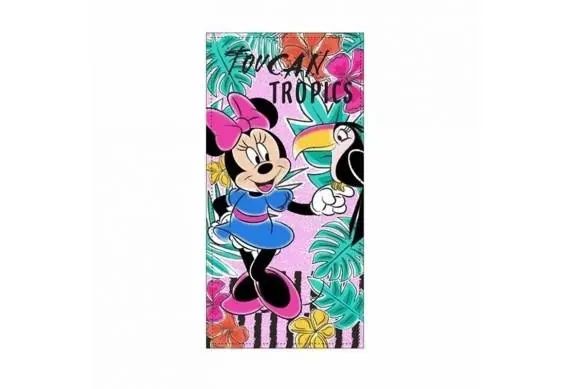 Toalha de Praia Minnie "Toucan Tropics"