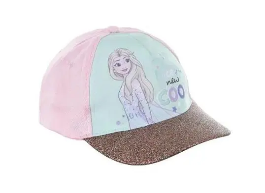 Boné Rosa com Purpurina "Nice is the New Cool" (54) - Frozen