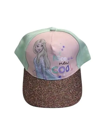 Boné Verde com Purpurina "Nice is the New Cool" (54) - Frozen