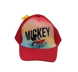 Boné Vermelho Com Mickey a Surfar (52) - Mickey