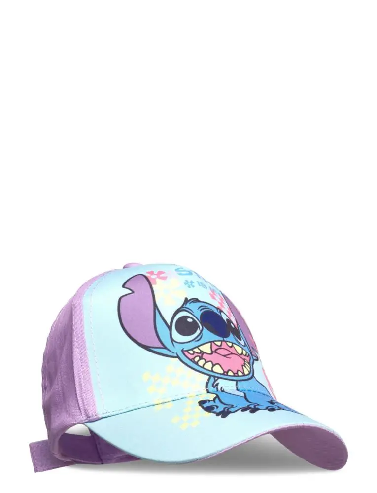 Boné Stitch Azul e Roxo "Bestie" (54 cm) - Stitch